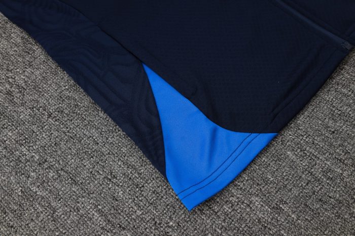 Olympique de Marseille 24-25 Training Suit Navy Blue - 图片 4