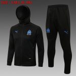 Olympique de Marseille 21-22 Black Long Zip Jacket