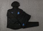 Olympique de Marseille 21-22 Black Long Zip Jacket - 图片 2