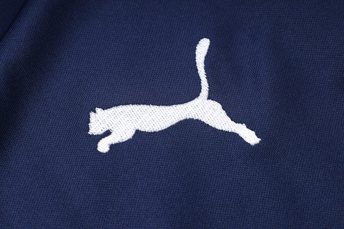 Olympique de Marseille 22/23 Blue Training Jacket - 图片 3