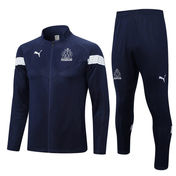 Olympique de Marseille 22/23 Blue Training Jacket - 图片 8
