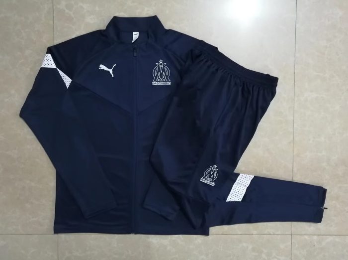 Olympique de Marseille 22/23 Blue Training Jacket - 图片 9