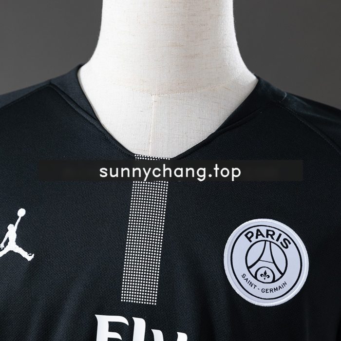 PSG 2018/2019 Retro Black Jersey - 图片 7