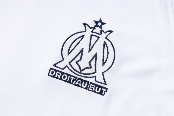 Olympique de Marseille 22-23 White Short Sleeve Training Suit - 图片 6