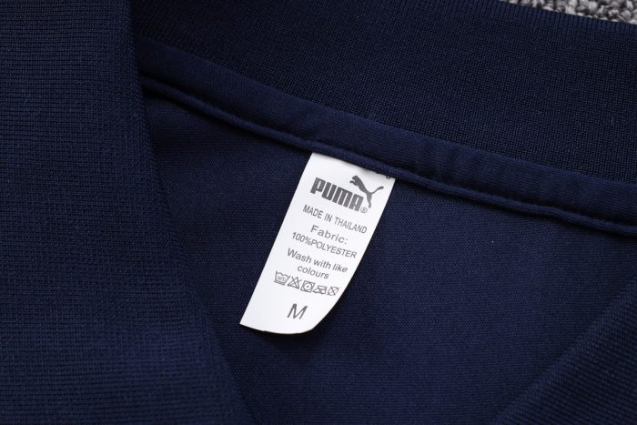 Olympique de Marseille 22/23 Polo Shirt Navy Blue - 图片 6