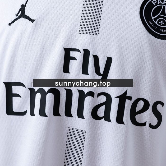 PSG 2018/2019 Retro White Jersey - 图片 6