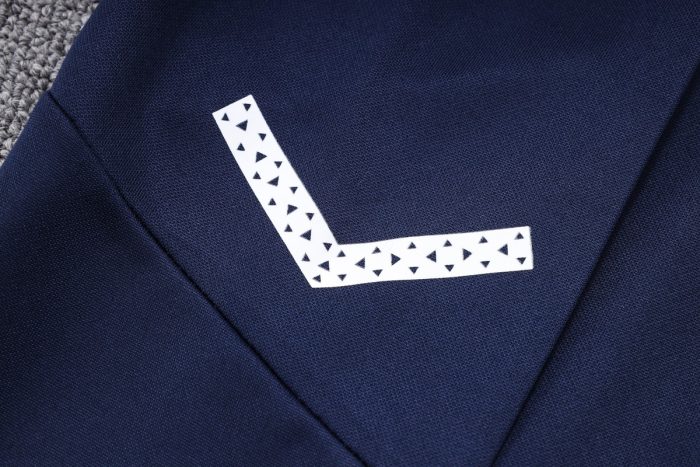 Olympique de Marseille 23-24 Polo Shirt Navy Blue - 图片 2