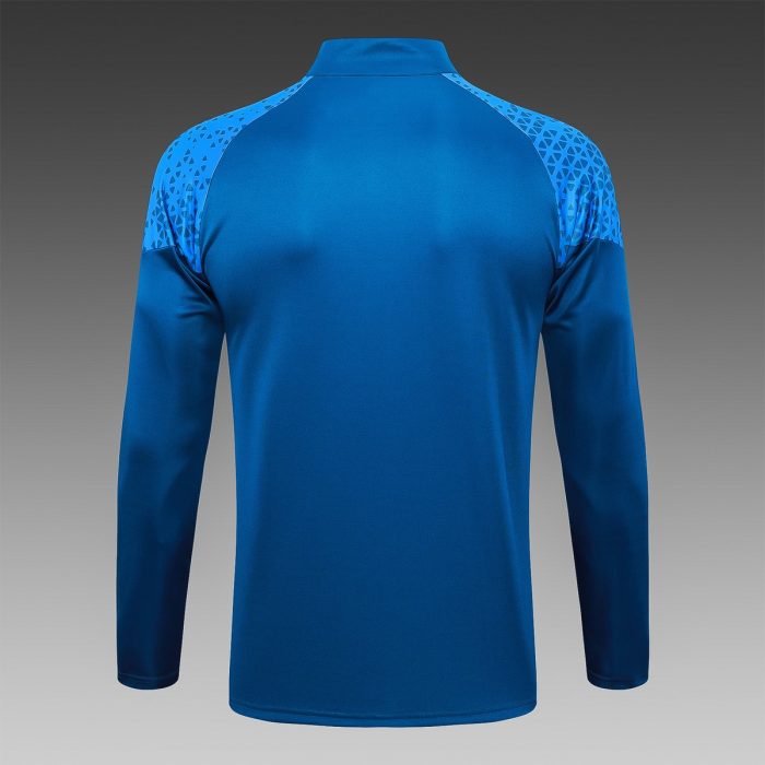Olympique de Marseille 23-24 Half-Zip Jacket Navy Blue - 图片 8