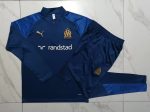 Olympique de Marseille 23-24 Half-Zip Jacket Navy Blue - 图片 9