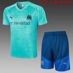 Olympique de Marseille 23-24 Light Blue Short Sleeve Training Shirt