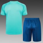Olympique de Marseille 23-24 Light Blue Short Sleeve Training Shirt - 图片 6