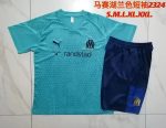 Olympique de Marseille 23-24 Light Blue Short Sleeve Training Shirt - 图片 9