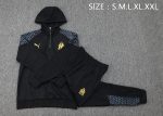 Olympique de Marseille 23-24 Half-Zip Hoodie Black - 图片 2