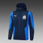 Olympique de Marseille 23-24 Blue Windbreaker - 图片 8