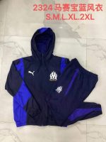 Olympique de Marseille 23-24 Blue Windbreaker - 图片 9