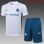 Olympique de Marseille 24-25 White Short Sleeve Training T-Shirt