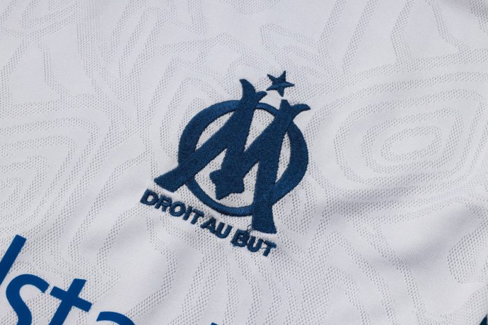 Olympique de Marseille 24-25 White Short Sleeve Training T-Shirt - 图片 6