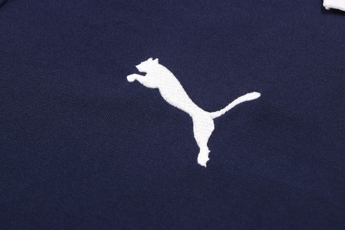 Olympique de Marseille 22/23 Polo Shirt Navy Blue - 图片 5