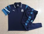Olympique de Marseille 22/23 Polo Shirt Navy Blue - 图片 9