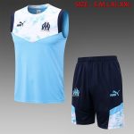 Olympique de Marseille 22/23 Light Blue Vest (Upper Spray Print)