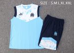 Olympique de Marseille 22/23 Light Blue Vest (Upper Spray Print) - 图片 2