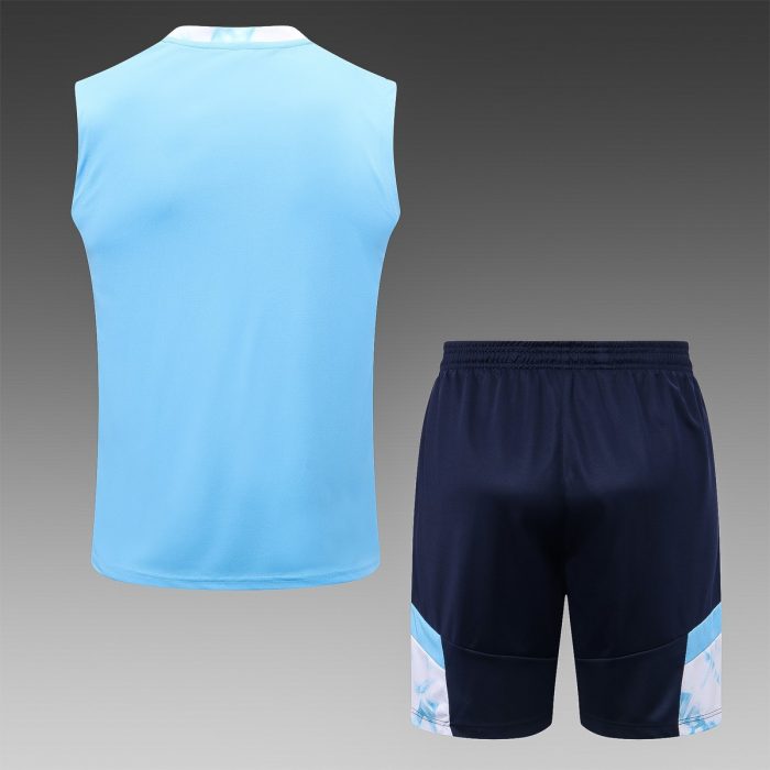 Olympique de Marseille 22/23 Light Blue Vest (Upper Spray Print) - 图片 6