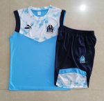 Olympique de Marseille 22/23 Light Blue Vest (Upper Spray Print) - 图片 9