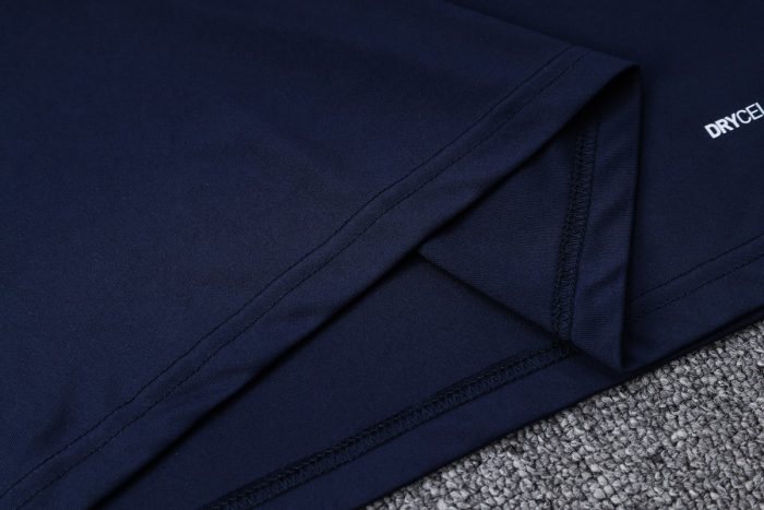Olympique de Marseille 22-23 Training Short Sleeve Set in Royal Blue (with Pants) - 图片 4