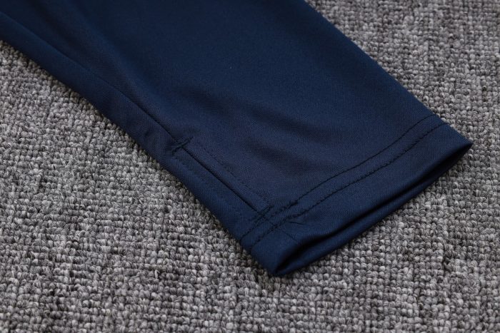 Olympique de Marseille 22/23 Half Zip Jacket Blue - 图片 4