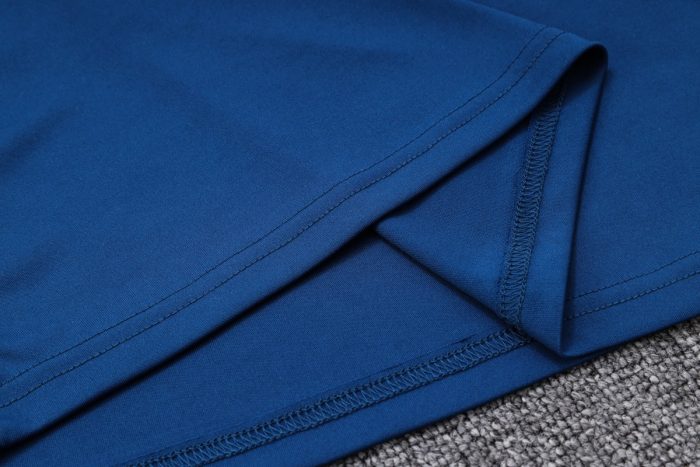 Olympique de Marseille 22/23 Polo Shirt Navy Blue with White Trim - 图片 4