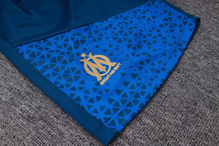 Olympique de Marseille 23-24 Vest Lake Blue - 图片 3