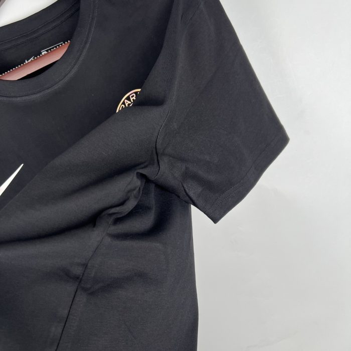 23/24 PSG Cotton T-Shirt Black - 图片 4