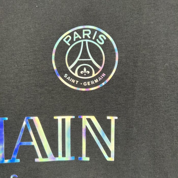 23/24 PSG Cotton T-Shirt Black - 图片 7