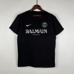 23/24 PSG Cotton T-Shirt Black - 图片 9