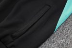 Olympique de Marseille 23-24 Black Training Jacket with White and Blue Shoulder - 图片 5