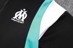 Olympique de Marseille 23-24 Black Training Jacket with White and Blue Shoulder - 图片 6