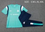Olympique de Marseille 23-24 Short Sleeve Training Set in Lake Blue (with Pants) - 图片 2