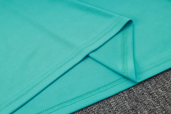 Olympique de Marseille 23-24 Short Sleeve Training Set in Lake Blue (with Pants) - 图片 4