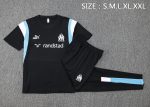 Olympique de Marseille 23-24 Black Short Sleeve Training Suit - 图片 2