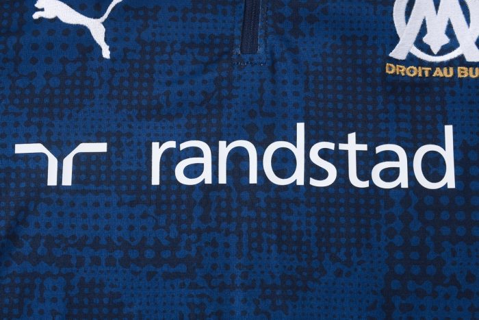 Olympique de Marseille 25/26 Half-Zip Jacket Blue Spray - 图片 6