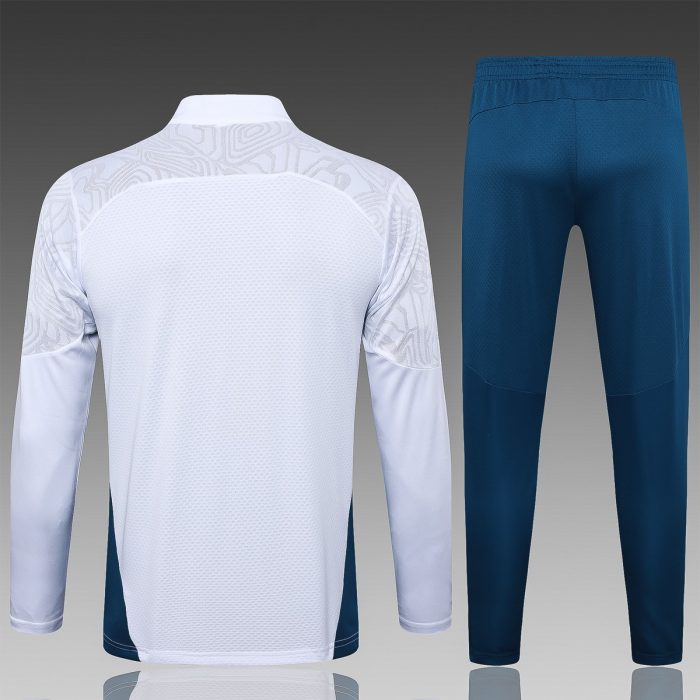 Olympique de Marseille 24-25 White Half-Zip Jacket (Player Version) - 图片 2