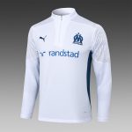Olympique de Marseille 24-25 White Half-Zip Jacket (Player Version) - 图片 4