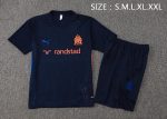 Olympique de Marseille 24-25 Short Sleeve Training Jersey - Blue - 图片 2