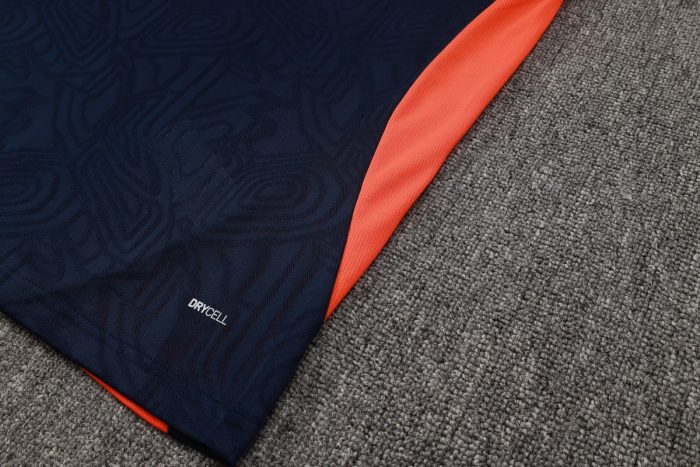 Olympique de Marseille 24-25 Short Sleeve Training Jersey - Blue - 图片 6
