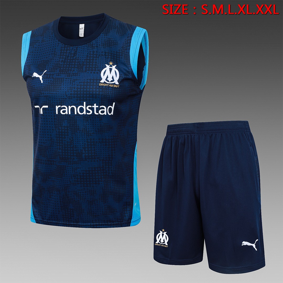 Olympique de Marseille 23-24 Vest Top Blue