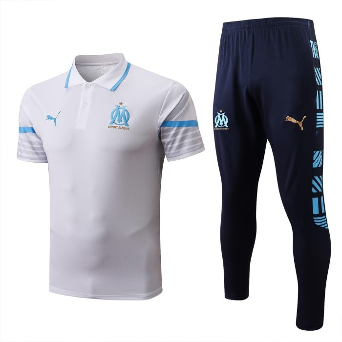 Olympique de Marseille 22/23 Polo White - 图片 8