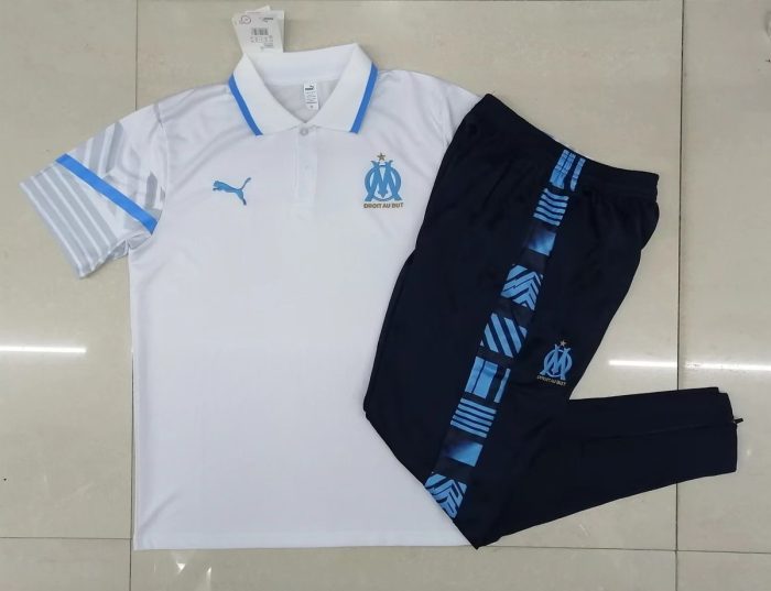Olympique de Marseille 22/23 Polo White - 图片 9