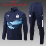 Olympique de Marseille 22/23 Blue Kids Training Suit - 图片 2