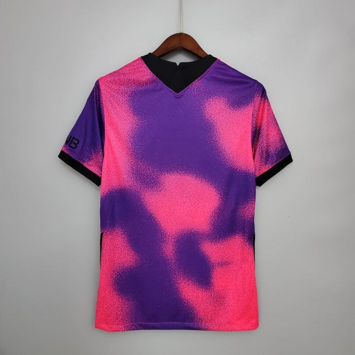 20/21 Jordan PSG Fourth Away Purple Jersey - 图片 3