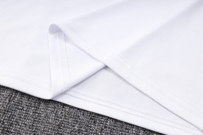 Olympique de Marseille 22/23 Polo Shirt White with Black Trim - 图片 4